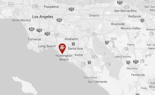 Huntington Beach, CA Map